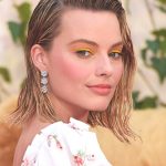 margot-robbie-bright-yellow-makeup