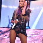 ariana-grande-cat-ear-black-dress-outfit-concert