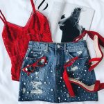 red-lace-bodysuit-embellished-jean-skirt-outfit-valentines-day-outfits-min