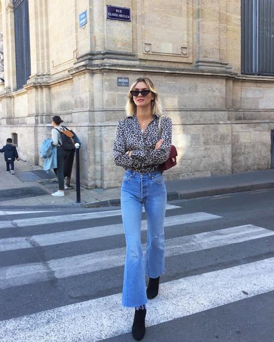 flare jeans outfit 2019