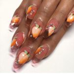 peach-nail-art-design-summer-2019