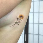 detailed-flower-tattoo-idea-sunflower-tattoo-trend