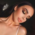 metallic-eyeshadow-makeup-summer-look