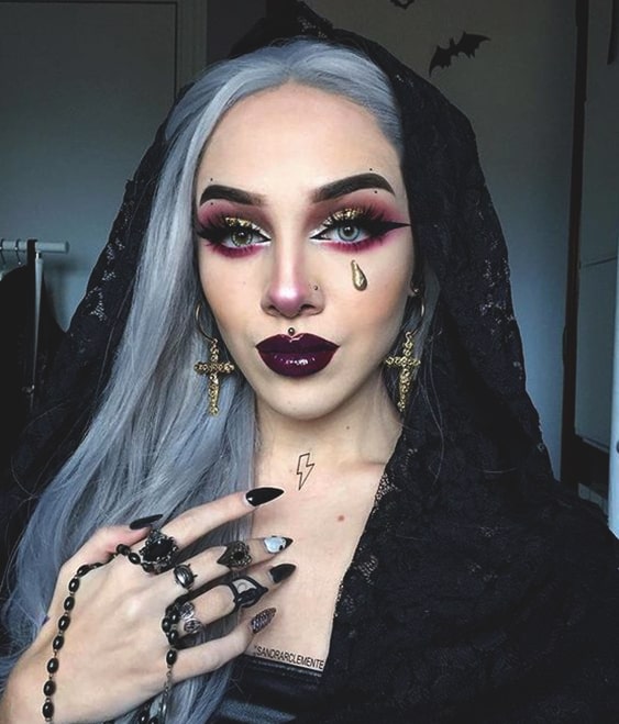halloween-witch-makeup-idea | Ecemella
